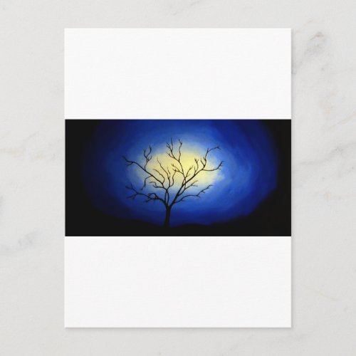 Abstract Tree _ Modern Art Postcard