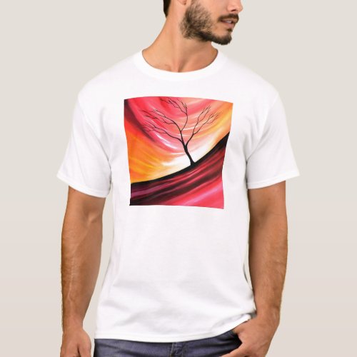 Abstract Tree _ Modern Art T_Shirt