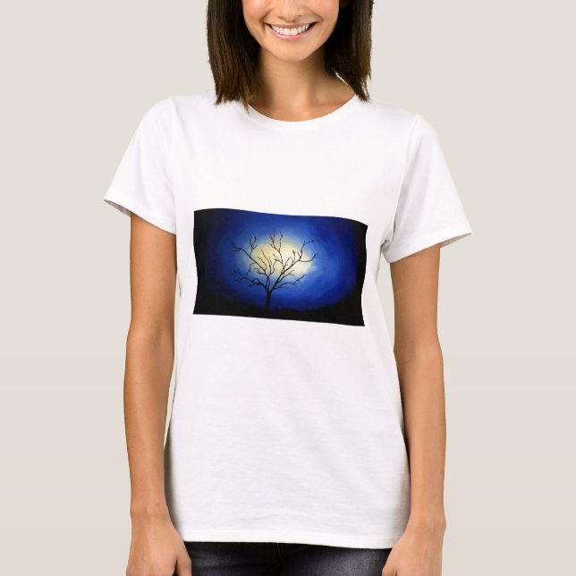 Abstract Tree - Modern Art T-Shirt (Front)