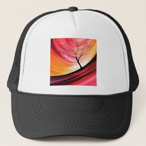 Abstract Tree _ Modern Art Trucker Hat
