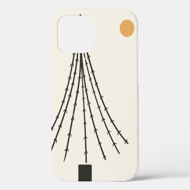 Abstract tree moon Case-Mate iPhone case (Back)
