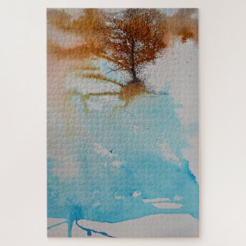 Abstract Tree Painting Jigsaw Puzzle