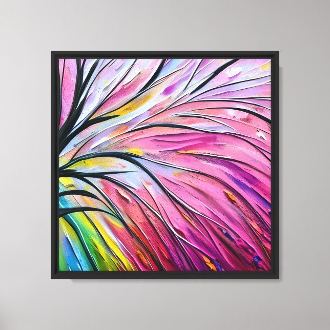 Abstract Tree Painting Wall Art Design (Front)