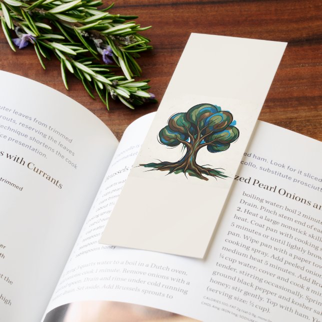 Abstract tree playful art bookmarks (Book)