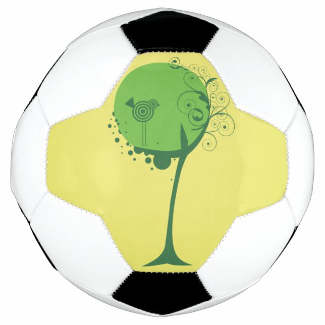Abstract Tree Soccer Ball (Front)