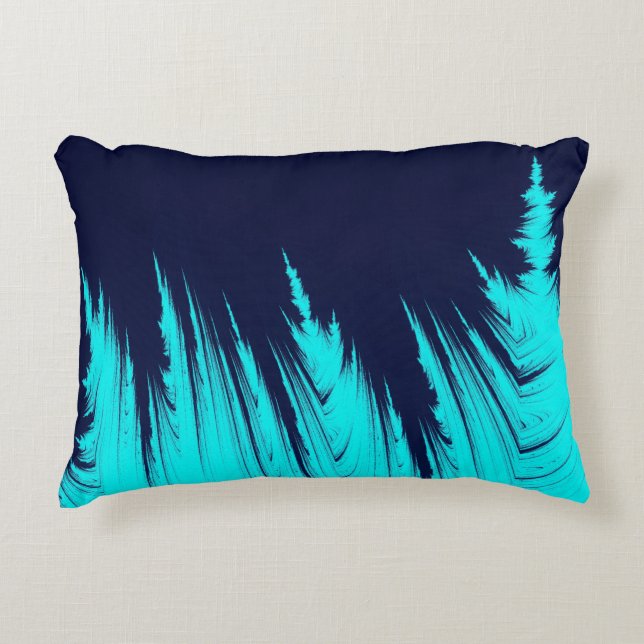 ABSTRACT TREES ACCENT PILLOW (Front)