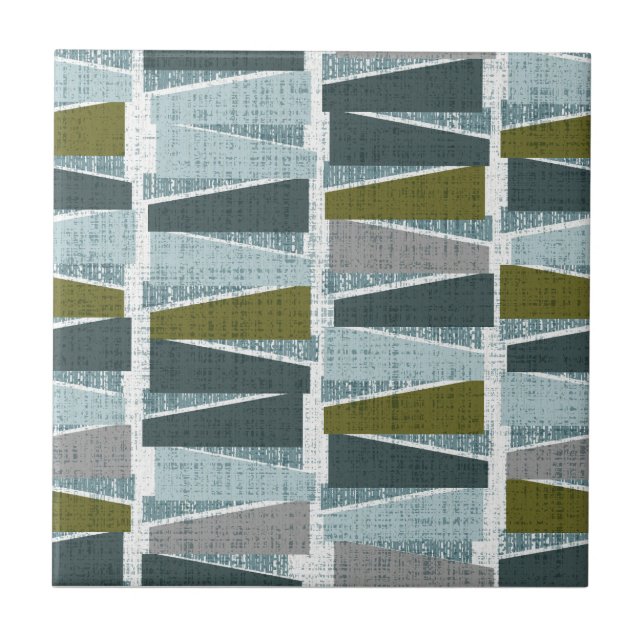 Abstract trees ceramic tile (Front)