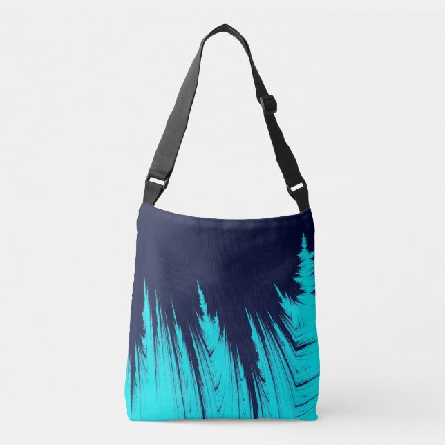 ABSTRACT TREES CROSSBODY BAG (Front)