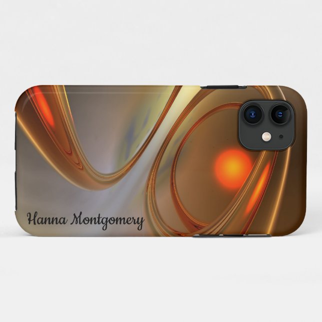 Abstract trendy and elegant 3d Design Case-Mate iPhone Case (Back (Horizontal))
