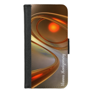 Abstract trendy and elegant 3d Design iPhone 8/7 Wallet Case