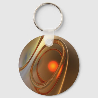 Abstract trendy and elegant 3d Design Keychain