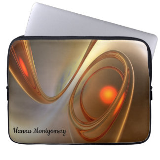 Abstract trendy and elegant 3d Design Laptop Sleeve