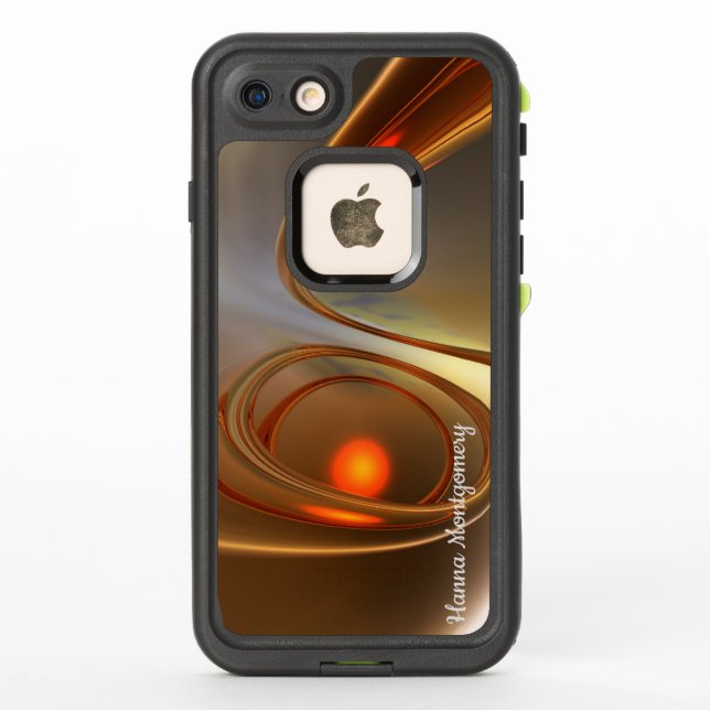 Abstract trendy and elegant 3d Design LifeProof iPhone Case (Back)
