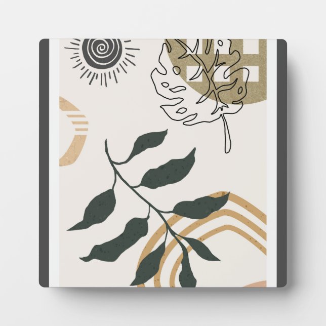 Abstract trendy design Plaque (Front)