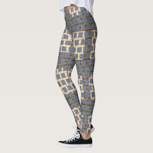 Abstract Trendy Fashion Compression Fit Leggings