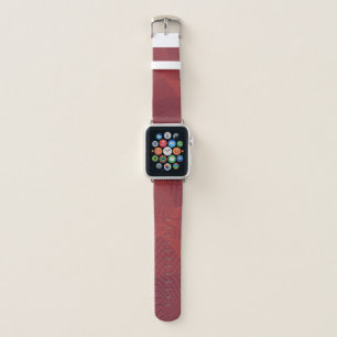 Abstract, trendy, modern geometric graphic art apple watch band