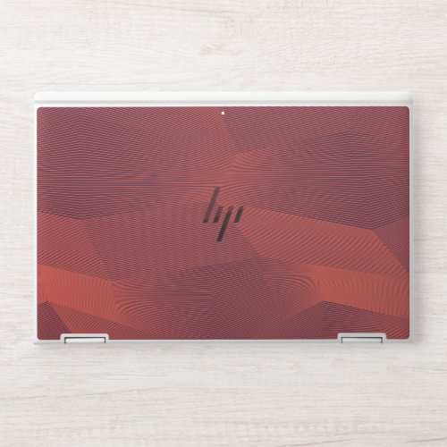 Abstract trendy modern geometric graphic art HP laptop skin