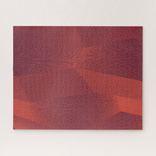 Abstract, trendy, modern geometric graphic art jigsaw puzzle