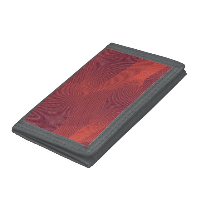 Abstract, trendy, modern geometric graphic art trifold wallet (Bottom)