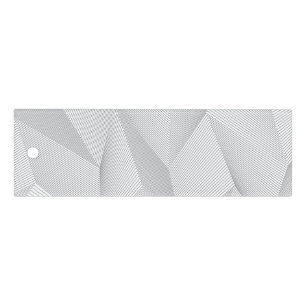 Abstract, trendy, modern, simple line pattern ruler