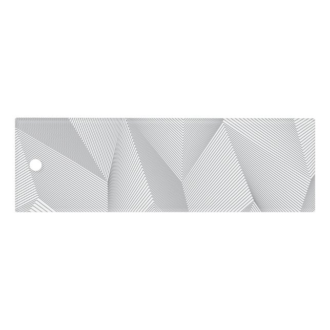 Abstract, trendy, modern, simple line pattern ruler (Front)