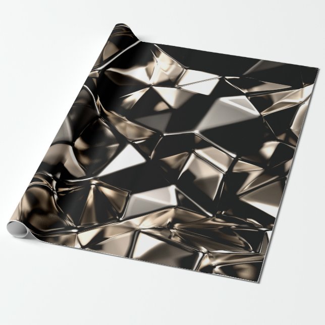 Abstract triangle crystal background. wrapping paper (Unrolled)