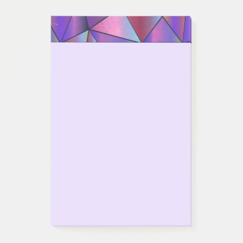 Abstract Triangle Design Post_it Notes