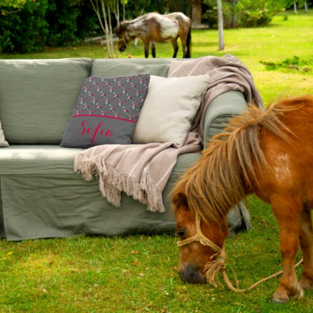 Abstract triangle pattern name grey  throw pillow (Creator Uploaded)