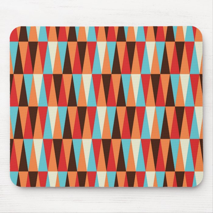 abstract triangle texture mousepad