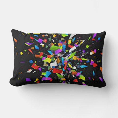 Abstract triangle throw pillow