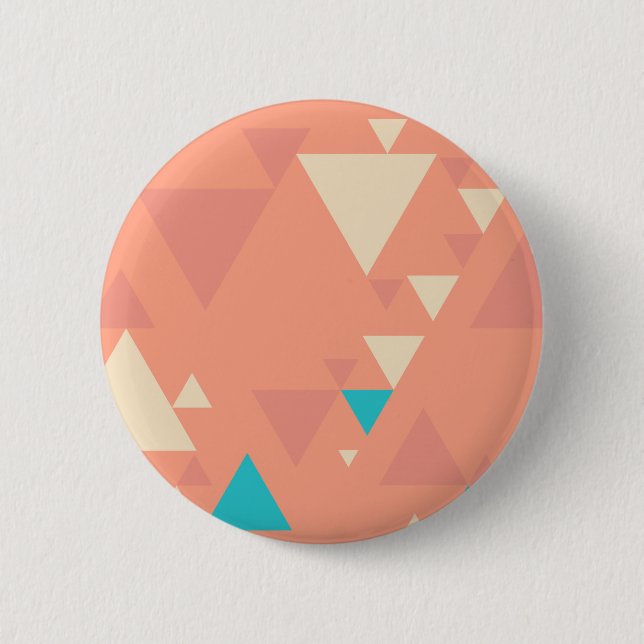Abstract Triangles Button (Front)