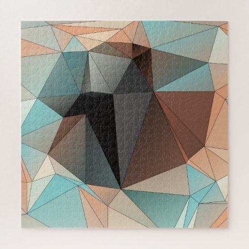 Abstract Triangles Geometric Background Jigsaw Puzzle