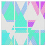 Abstract triangles geometrical modern pattern whit fabric