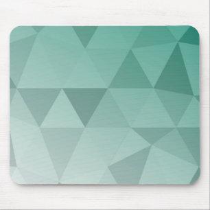 Abstract Triangles Seamless Pattern - Green  Mouse Pad