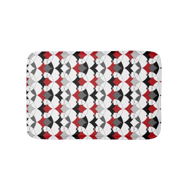 Abstract tribal ornament . bathroom mat (Front)