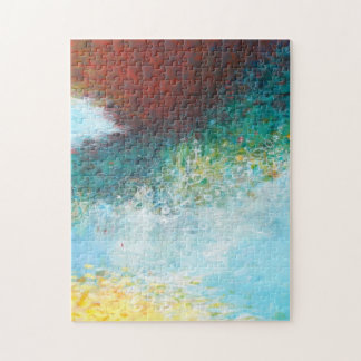 Abstract Triptych Part 3 Jigsaw Puzzle