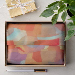 Abstract Tropical Colors Artsy Tissue Paper