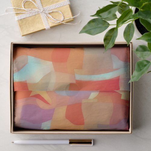 Abstract Tropical Colors Artsy Tissue Paper