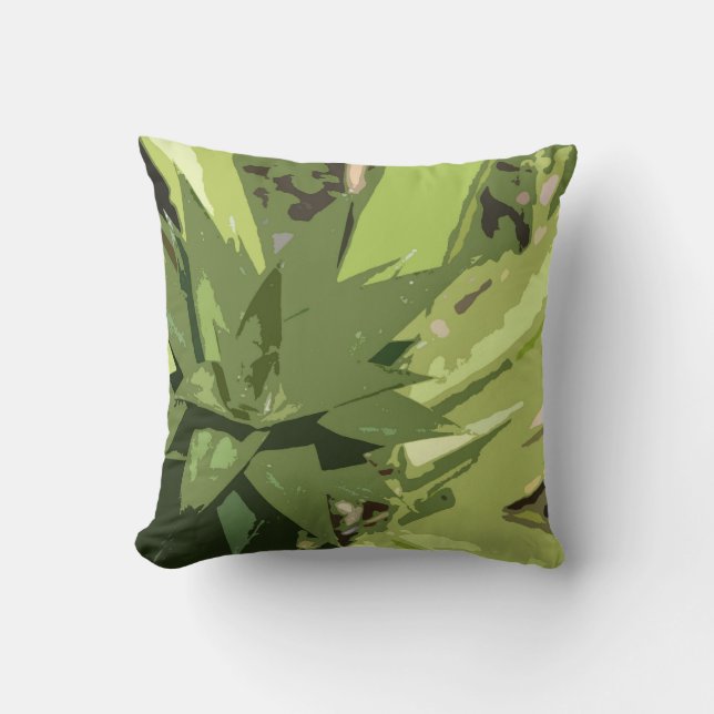 Abstract Tropical Pineapple Pillow (Front)