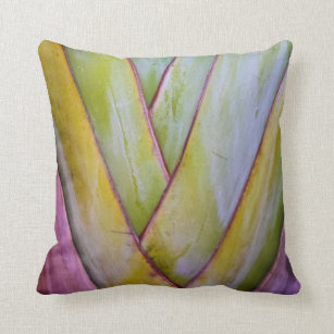 Abstract Tropical Plant    Mexico   Foliage Throw Pillow
