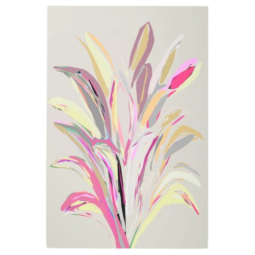 Abstract Tropical Plant Vector Art Style