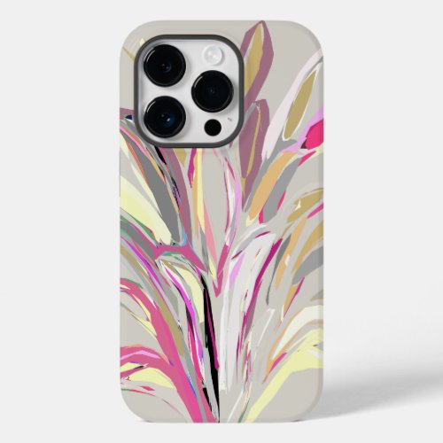 Abstract Tropical Plant Vector Art Style Case_Mate iPhone 14 Pro Case