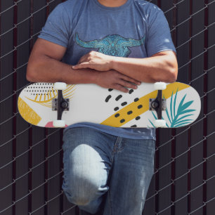 Abstract Tropical Shapes  Skateboard