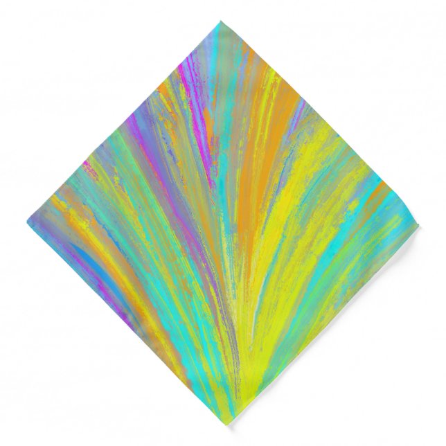Abstract Tropical Summer Fun Bandana (Front)