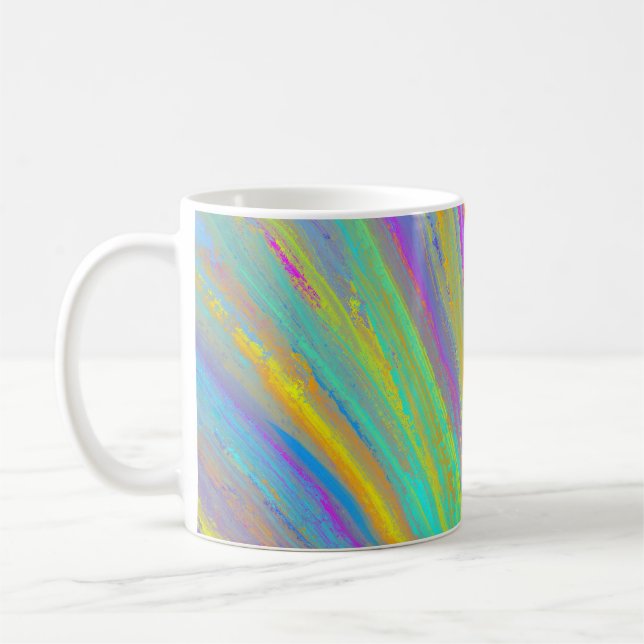 Abstract Tropical Summer Fun Coffee Mug (Left)