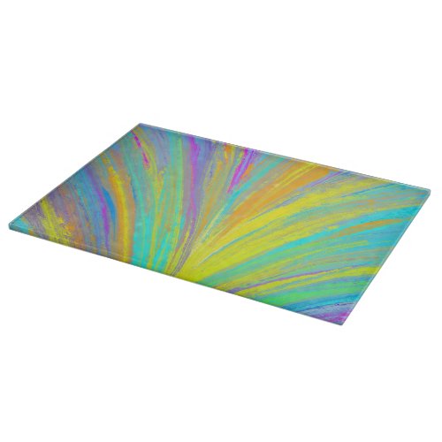 Abstract Tropical Summer Fun Cutting Board