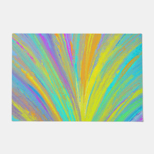 Abstract Tropical Summer Fun Doormat