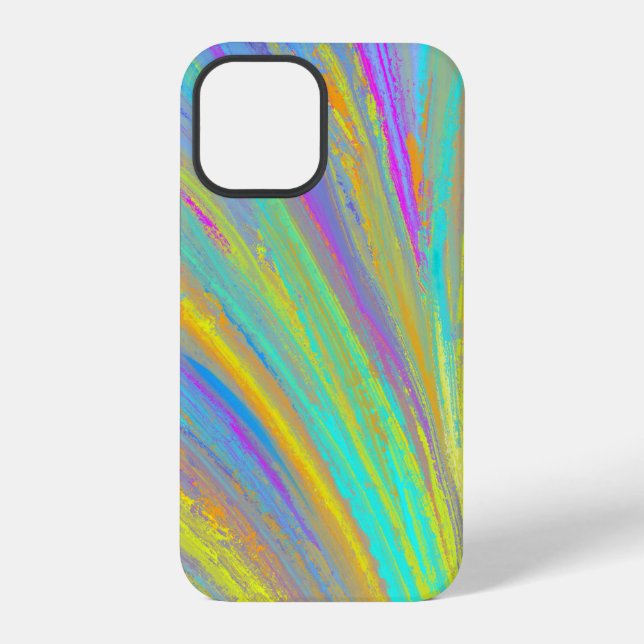 Abstract Tropical Summer Fun Iphone Case (Back)