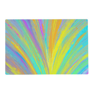 Abstract Tropical Summer Fun Placemat
