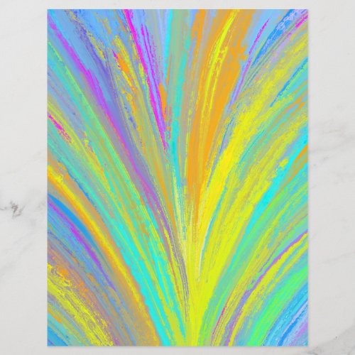 Abstract Tropical Summer Fun Scrapbook Paper